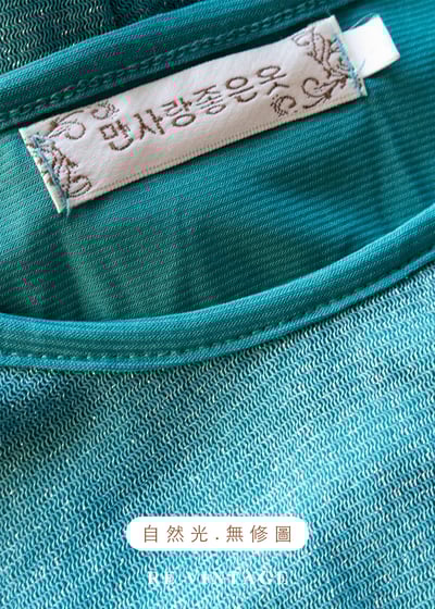 極光藍綠色閃亮貼身長袖上衣10