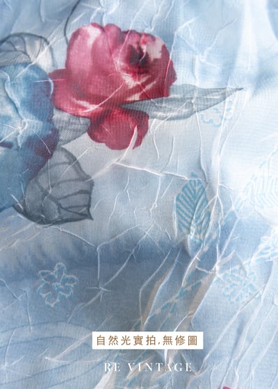 Aqua 水藍的你粉紅的花長洋裝15