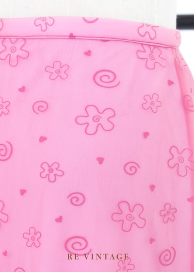 奧莉薇戀愛中小花中長裙（26")8