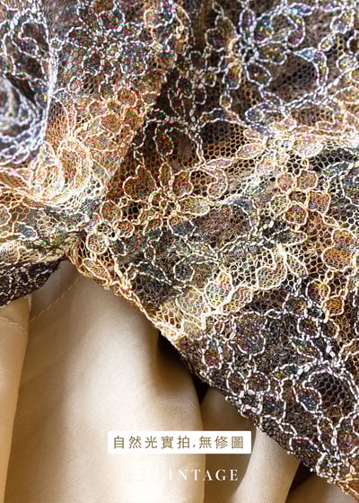 金蔥彩虹小花菱格紋氣質長裙（24-26"）13