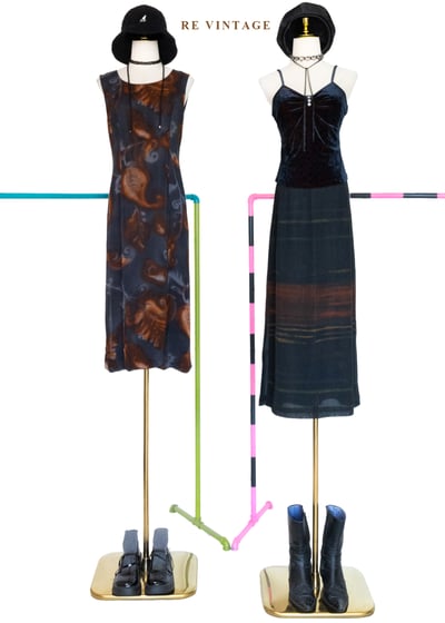 紅光豹紋絨布細肩帶背心2