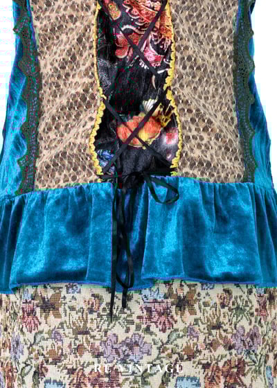 Myth &Leopard細肩帶絨布背心3