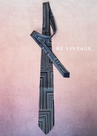 深夜迴路 - 幾何迷宮領帶1