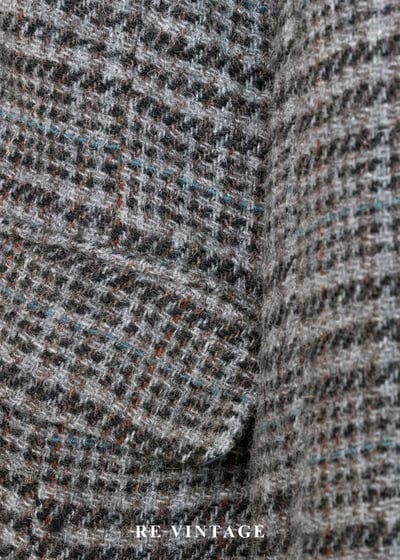 暮色灰圖書館格紋西裝外套10