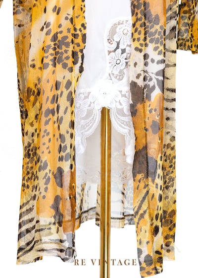 Walking Tiger 網紗長版三釦上衣4