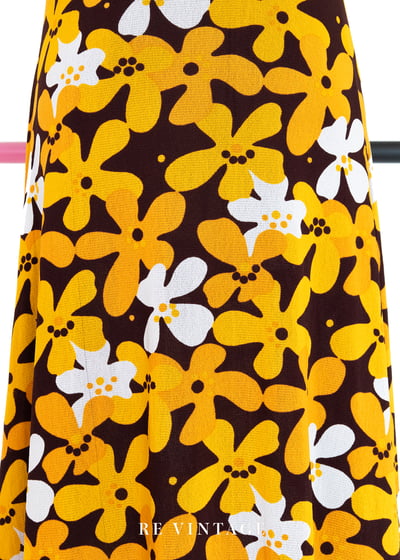 Vivid Orange 百花盛開長洋裝5