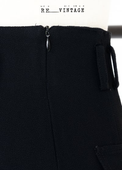 高腰寬版質感黑色長褲（24.5）8