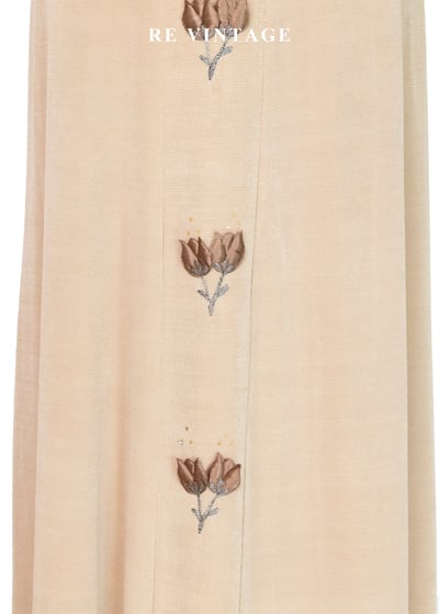 立體鬱金香大地色長裙（24-26"）4