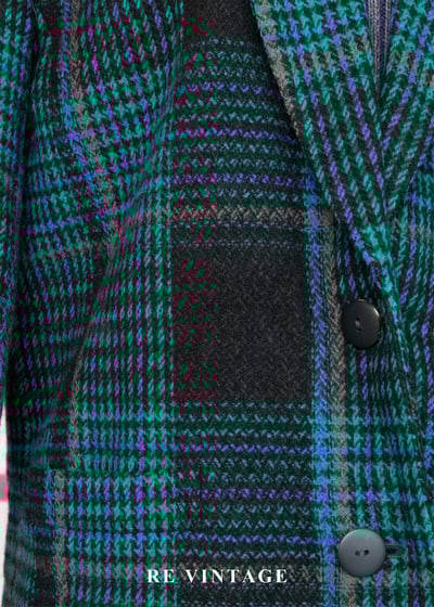 極光格律霓虹編織西裝外套6