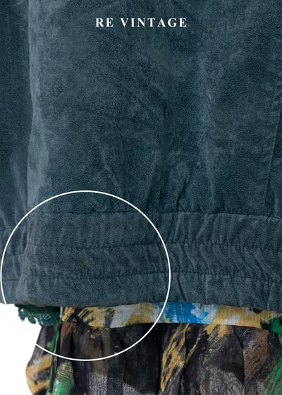 復古孔雀綠工裝夾克外套17