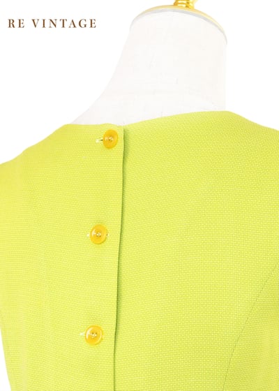 草綠色小格紋氣質背心3