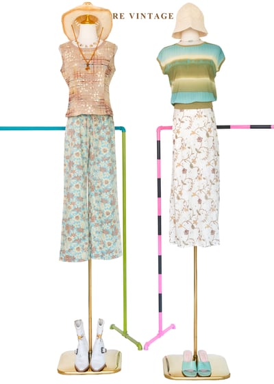 彩漆霧光格紋背心2