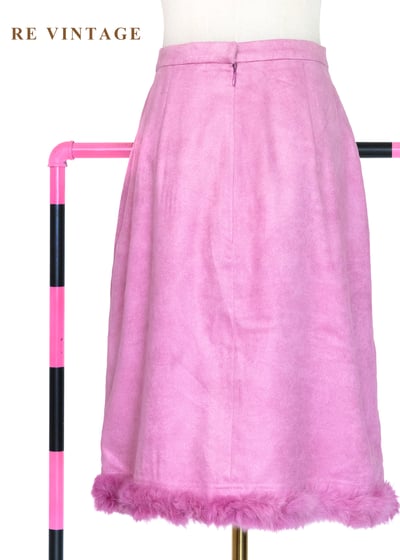草莓軟糖毛絨邊美裙（26"）5