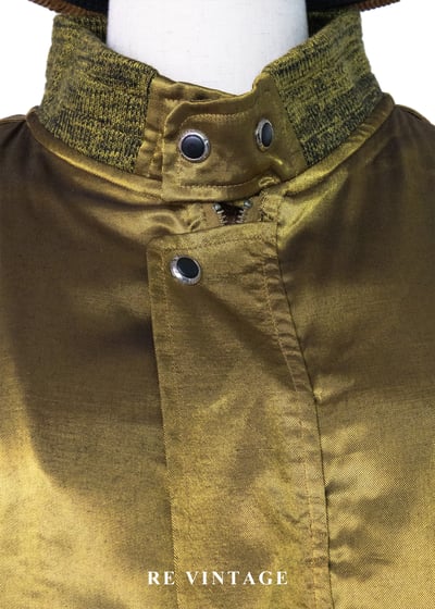 極光戰機 - 金黃橄欖光澤夾克外套4