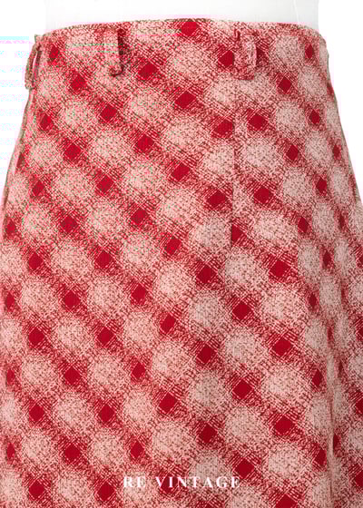 Scarlet checks 暖紅格調短裙 (27")8