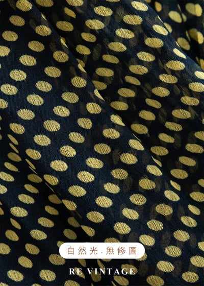 套裝組合 - 法式黃波點裙子（27"）12