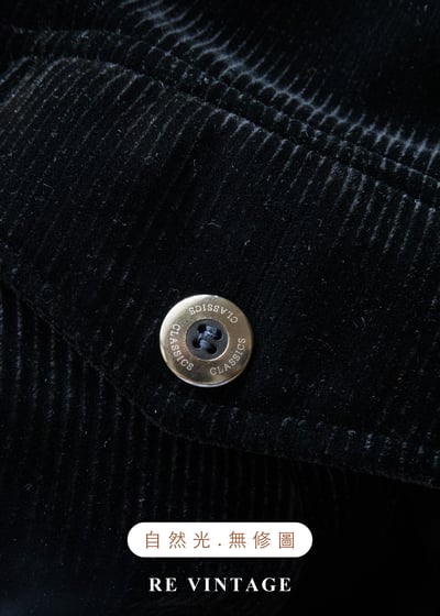 質感單品 - 直紋燈芯絨低調光澤夾克外套20