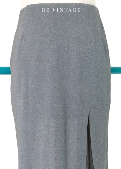 必備單品 - 煙灰色辣辣美腿高衩長裙（24-28"）3