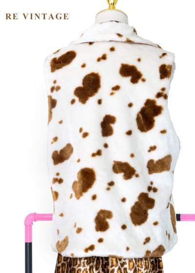 奶油白咖啡牛乳毛絨背心10