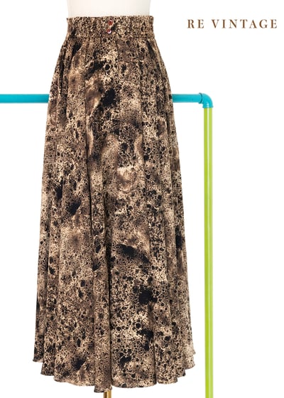 熔岩流動印記長圓裙（24-28"）8