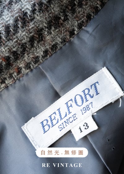 暮色灰圖書館格紋西裝外套14