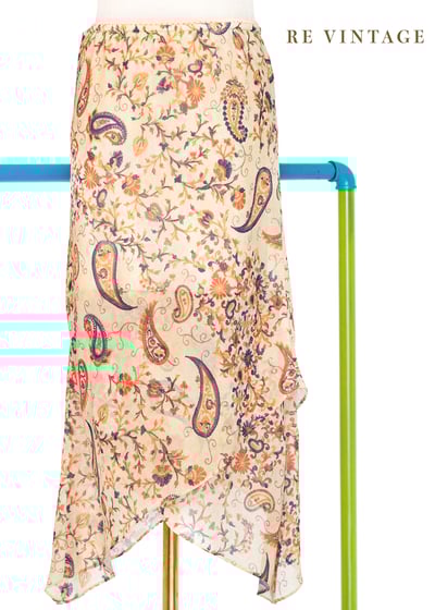 奶橘色變形蟲夏日美裙（24-31"）1