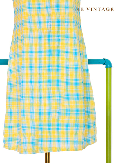 檸檬藍午後野餐夏日洋裝4