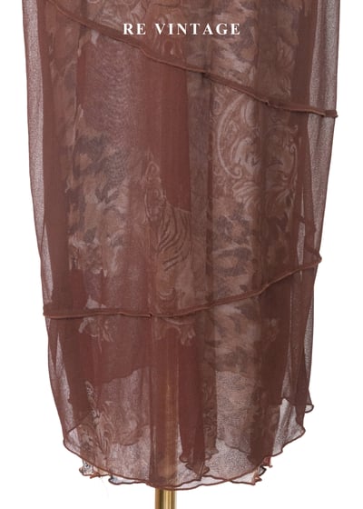 虎虎生風巧克力色長洋裝7