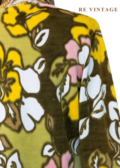 幻彩大花野性花園薄款針織毛衣13