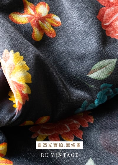 鮮明奪目繁花長裙（28"）12