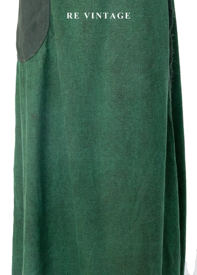 森林系植物面亞麻混紗色一片式長裙（26-30"）4