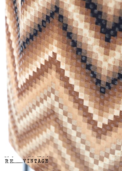 馬賽克の漸層波紋中長裙6