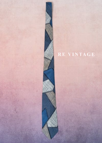 湛藍 - 時光拼圖領帶5