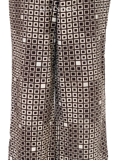 摩登復古迷宮格紋長褲（28"）4