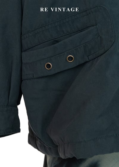 城市獵人 - 百搭墨綠寬鬆夾克外套8