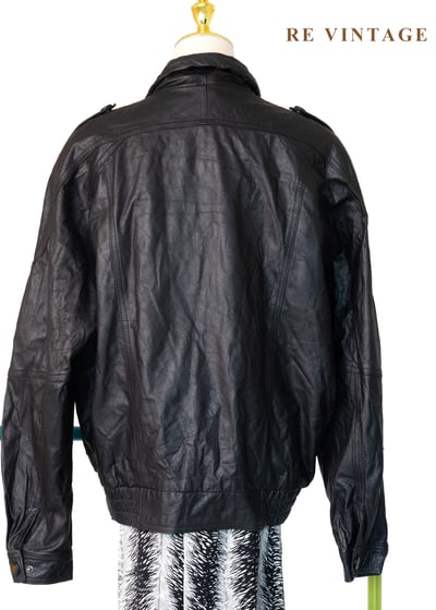 質感單品 - 牛皮夜行者皮革外套13