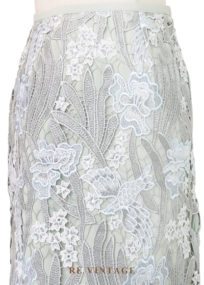 藍灰微光秘密花園及膝裙（～26"）10