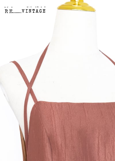 紅糖向日葵細肩帶洋裝5