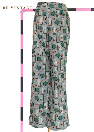 顛倒方塊不倒翁毛呢直筒褲（27"）5