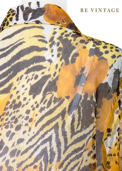 Walking Tiger 網紗長版三釦上衣14