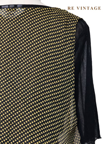 套裝組合 - 法式黃波點背心11