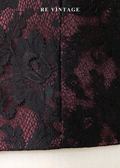 暗夜玫瑰蕾絲短版背心6