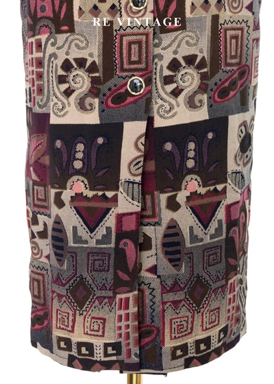 摩洛哥異域民族圖騰織紋排釦裙（27-29"）6