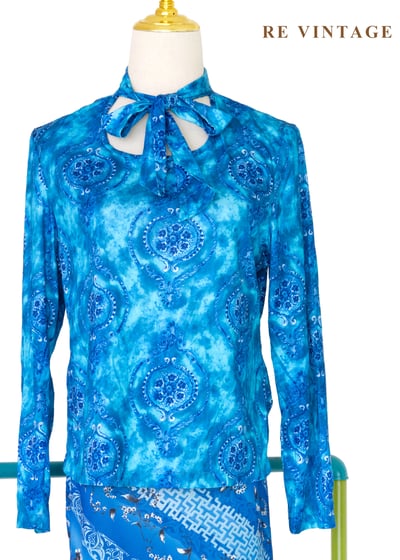 水波渲染東方圖騰優雅領結上衣7