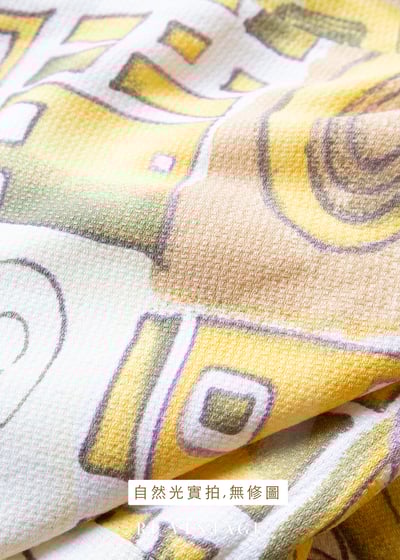 抽像城市對話藝術感長裙（25.5"）12