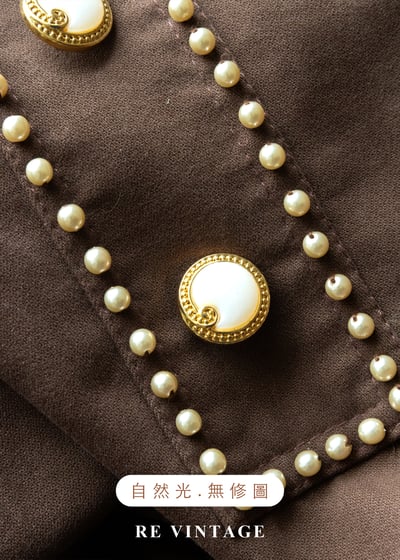 氣質單品 - 摩卡珍珠富家千金高腰長裙（25"）11