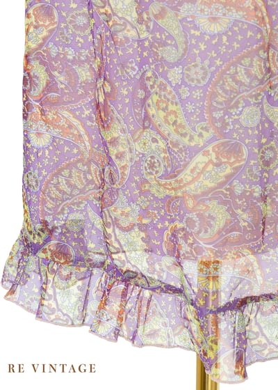 Smoky Grape 滿版印花網紗洋裝6