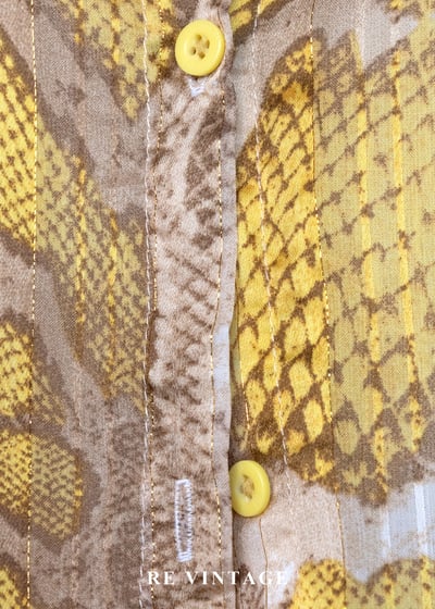 金色獵影 - 蟒紋透感長袖襯衫7