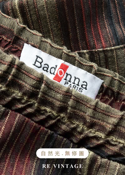 時空階梯條紋拼貼格紋長裙（25-29"）11