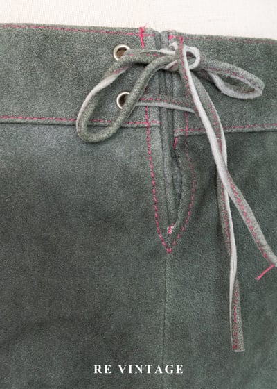 『歐洲寶貝』阿爾卑斯山少女心麂皮短裙11